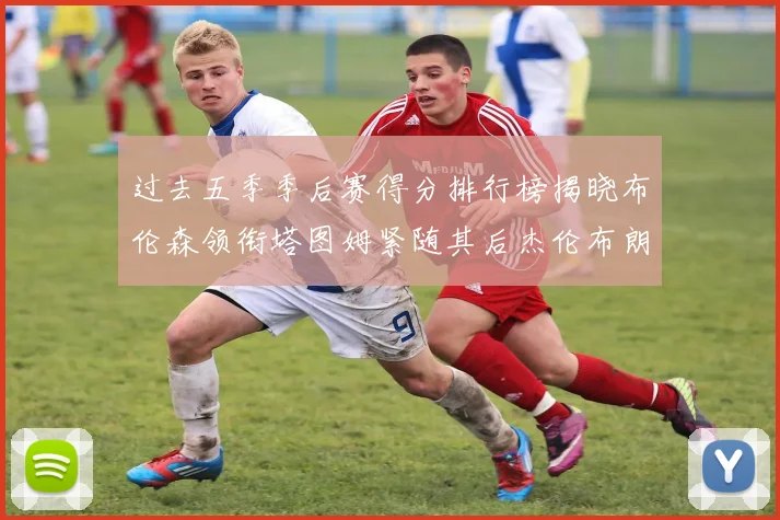 过去五季季后赛得分排行榜揭晓布伦森领衔塔图姆紧随其后杰伦布朗位列第三